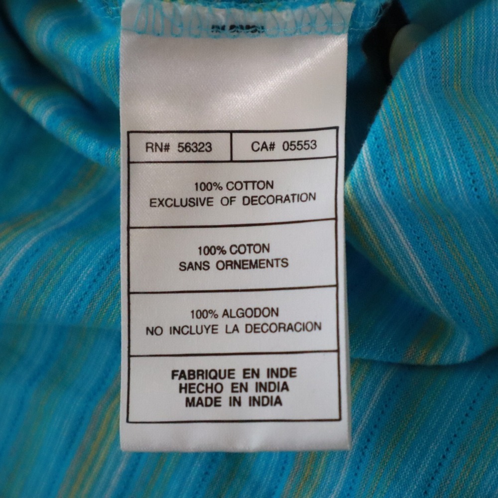 Nike Tiger Woods Polo Shirt Mens XL Golf Casual Knit Cotton Striped Short Sleeve - Picture 7 of 7